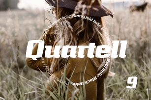 Quartell Round Italic Font Download