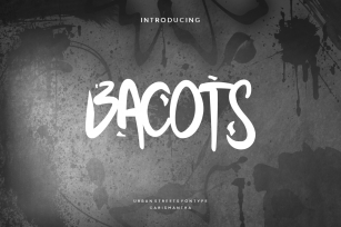 Bacots Font Download