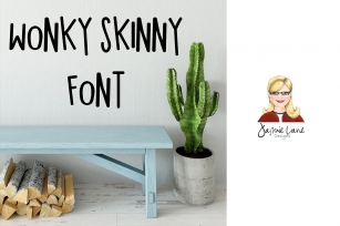 Wonky Skinny Font Download
