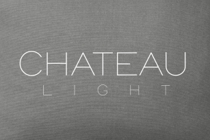 Chateau Light Font Download