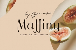 Maffiny - Beauty Fancy Straight Italic Font Download