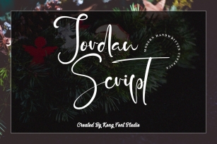 Jordan Scrip Font Download