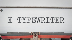 X Typewriter Font Download