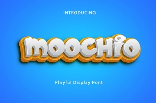 BG Moochio - Playful Display Font Font Download
