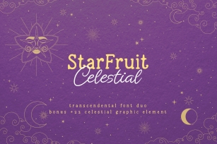 Starfruit Celestial Duo Font Download