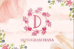 Monogram Diana Font Download