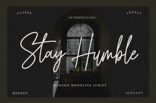 Stay Humble Font Download