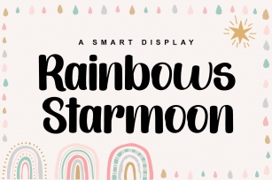 Rainbows Starmoon Font Download
