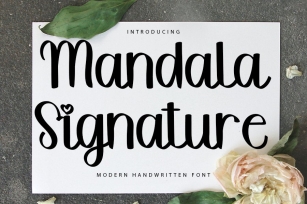 Mandala Signature Font Download