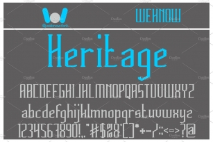 heritage font Font Download