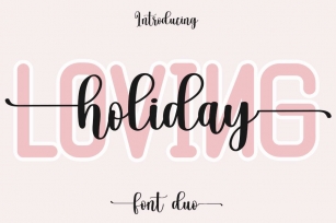 Loving Holiday Font Download