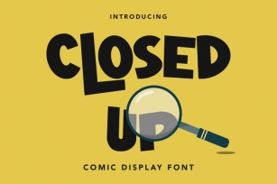Closed Up Font Download