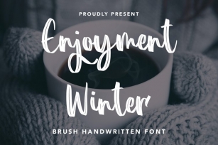 Enjoyment Winter Font Download