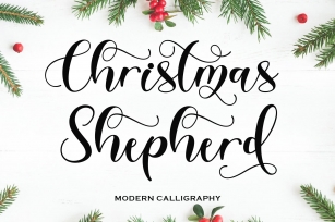 Christmas Shepherd Font Download