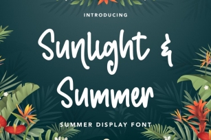 Sunlight And Summer Font Download