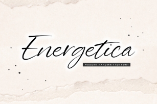 Energetica Modern Handwritten Font Font Download