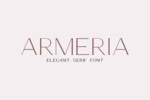 Armeria - serif font Font Download