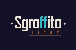 Sgraffito Display Light Font Download
