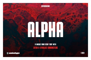 Alpha Font Download