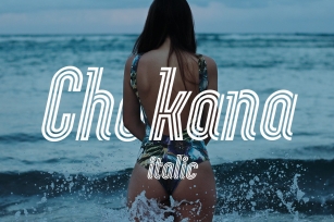 Chokana Italic Font Download