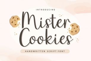 Mister Cookies Handwritten Script Font Download