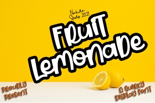 Fruit Lemonade Font Download