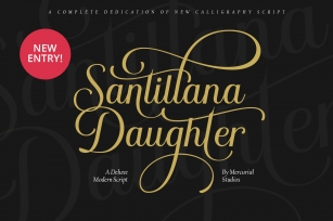 Santillana Daughter Font Download
