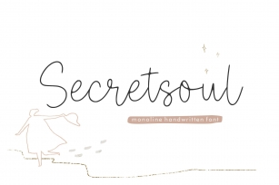Secretsoul Monoline Handwritten Font Download