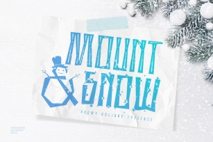 Mount and Snow Typeface Font Download