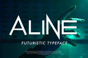 Aline - Future Display Font Font Download