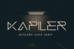 Kapiler - Modern Display Font Font Download