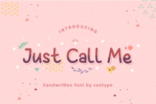 Just Call Me Font Download