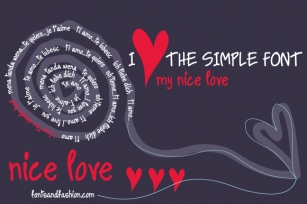 Nice Love Font Download