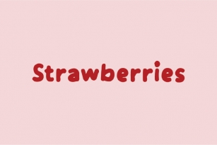 Strawberries Font Download