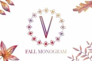 Fall Monogram Font Download