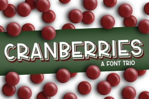 Cranberries a Trio Font Download