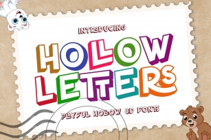 Hollow Letters Font Download