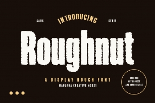 Roughnut Display Font Download