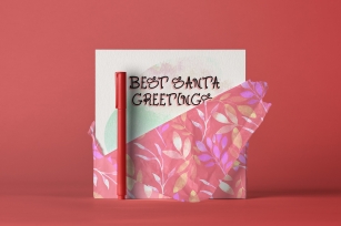 Best Santa Greetings Font Download