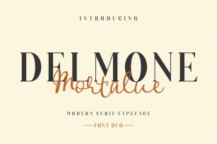 DELMONE & Mortalue Duo Font Download