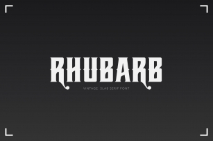 Rhubarb Font Download