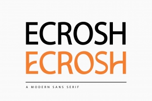 Ecrosh Font Download