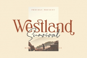 Westland Survival Font Duo Font Download