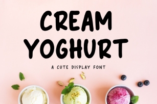 Cream Yoghurt Font Download
