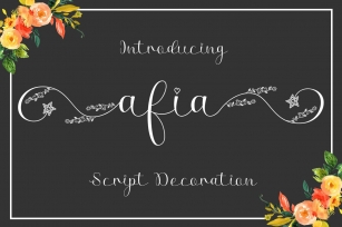 Afia Script Font Download