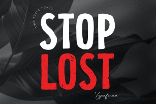 Stop Lost Font Download