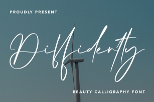 Diffidently -Beauty Calligraphy Font Download