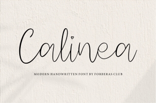 Calinea Font Download