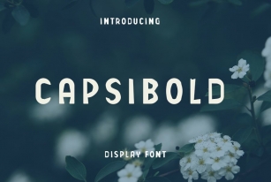 Capsibold Font Download