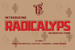 Radicalyps - Decortaive Font Font Download
